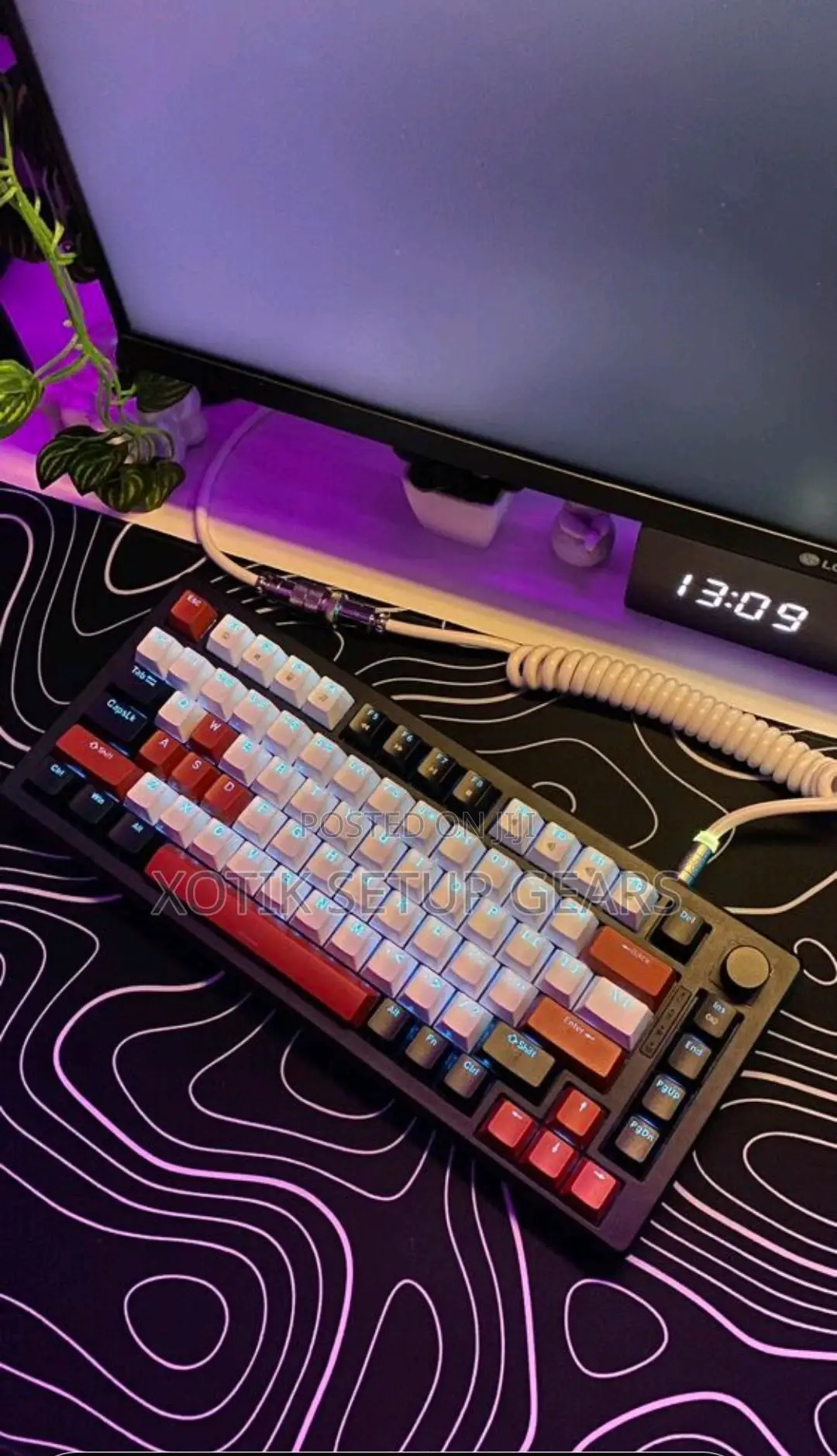 Magegee Star75 75% Mechanical Gaming Keyboard - Blue Backlit Keyboard