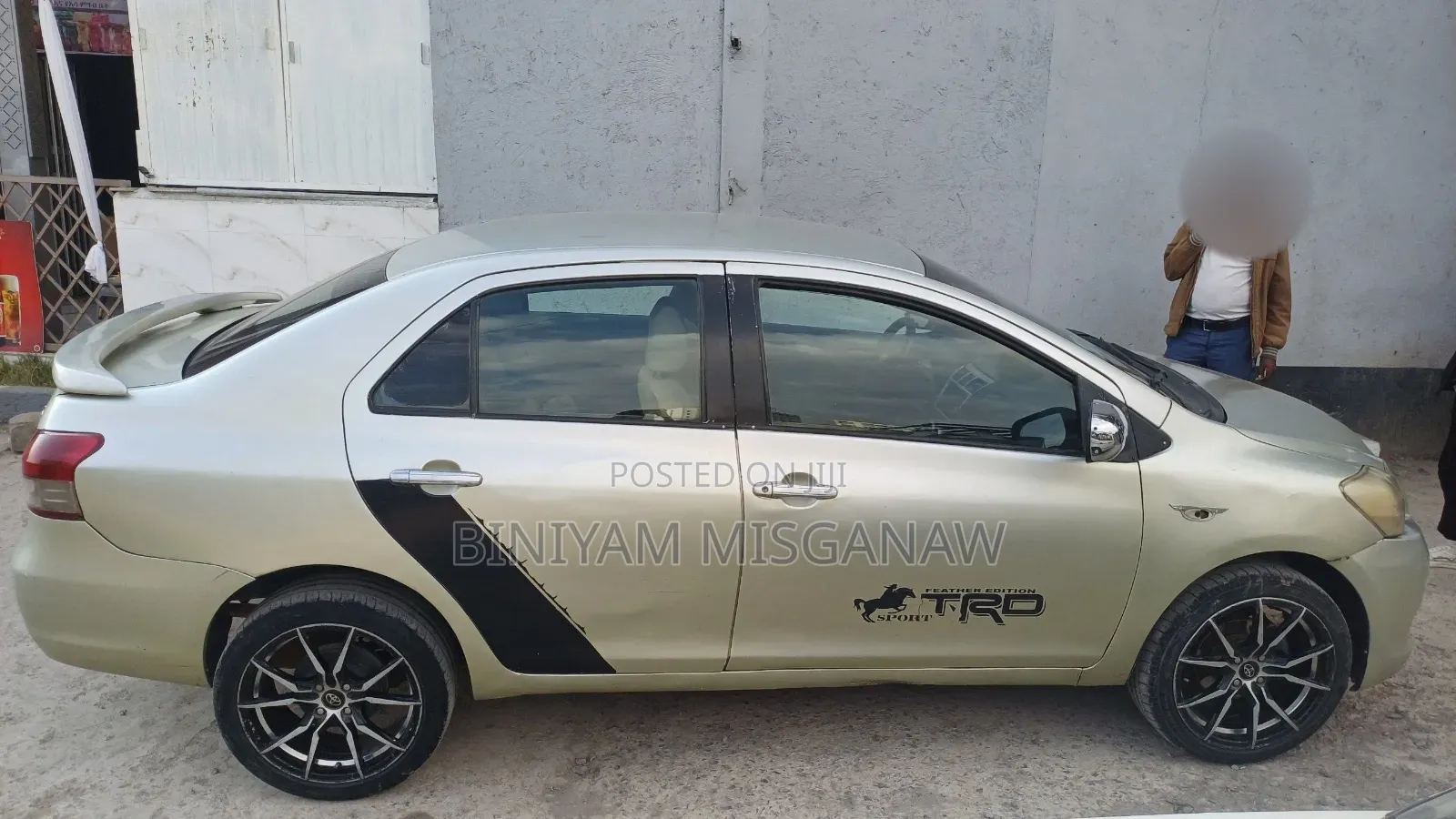 Toyota Yaris 2007 Gold