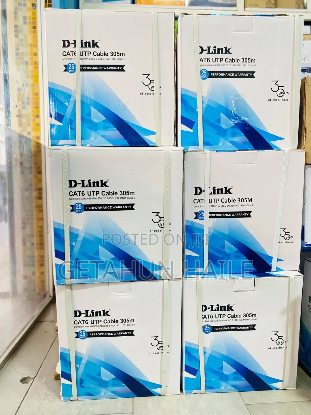 D-Link Cat6 Utp Network Cable 305m