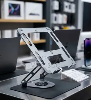 360° Adjustable Laptop Stand – Full Rotation Height Control