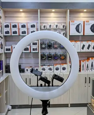 Original 18 Inches Rl Ring Light With Three Phone Holder