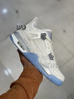 Air Jordan 4 Laser Cream Pattern