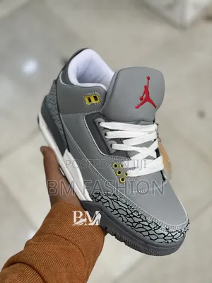 Air Jordan 3: Full Grey Elephant Print