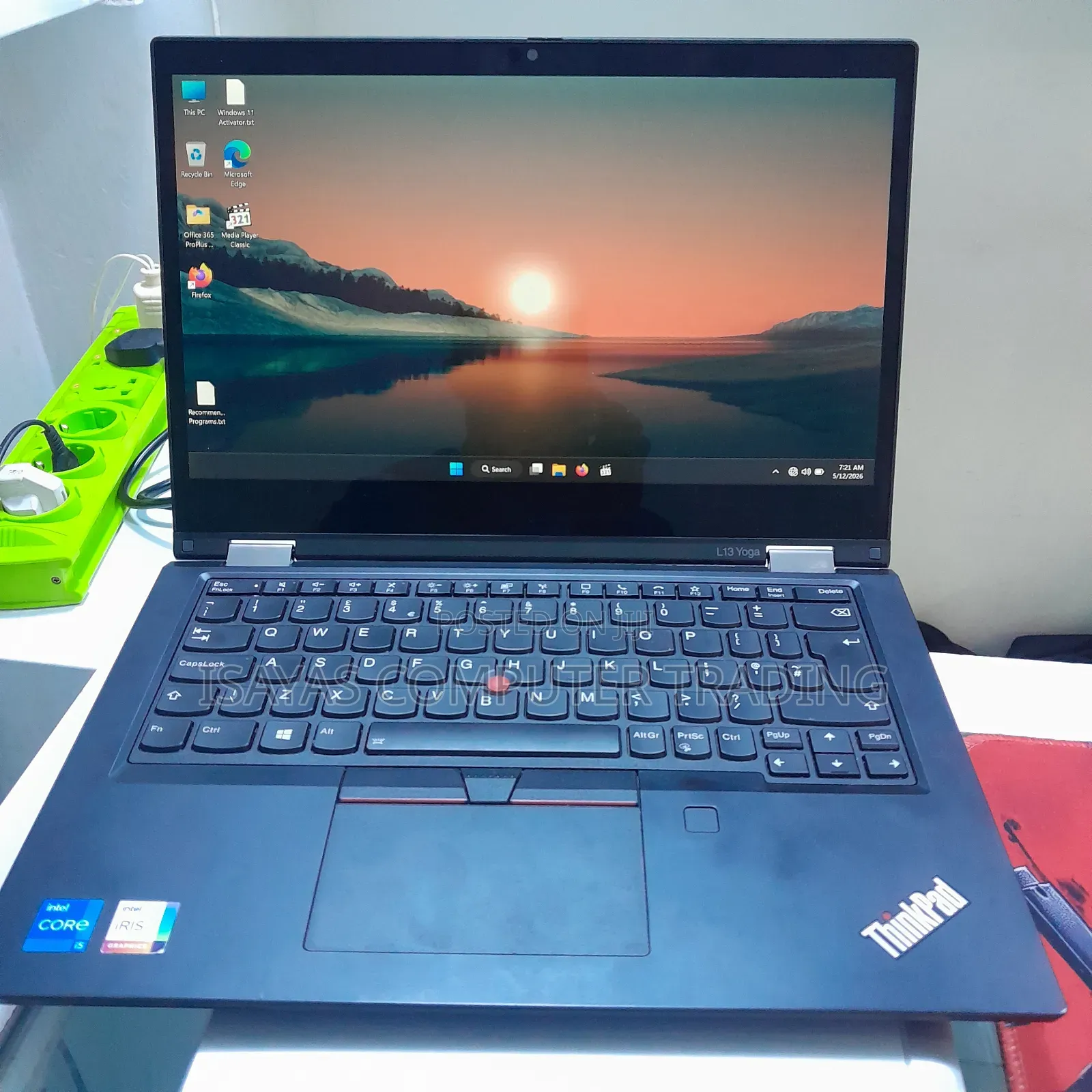 New Laptop Lenovo ThinkPad L13 Yoga 16GB Intel Core i5 SSD 512GB
