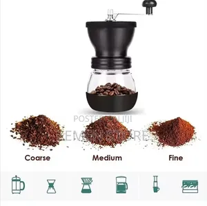 ዘመናዊ በእጅ የሚሰራ የቡና መፍጫ - Manual Coffee Grinder (Adjustable)