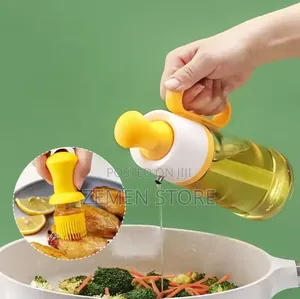 ዘመናዊ የዘይት መያዣ ከነብሩሽ - 630ml Seasoning Bottle With Silicone Brush