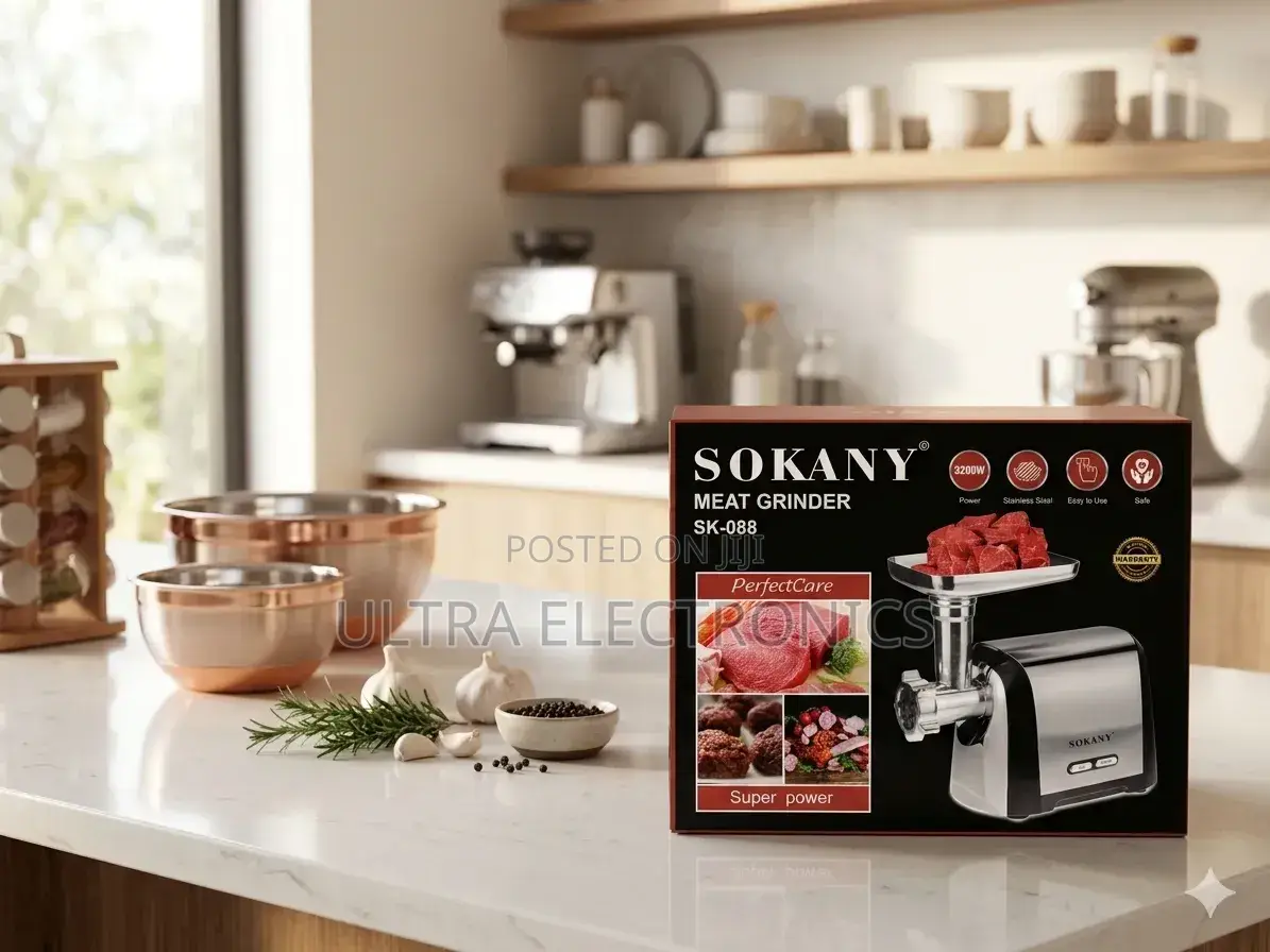 Sokany Sk-088 Electric Meat Grinder With a 3200w Motor