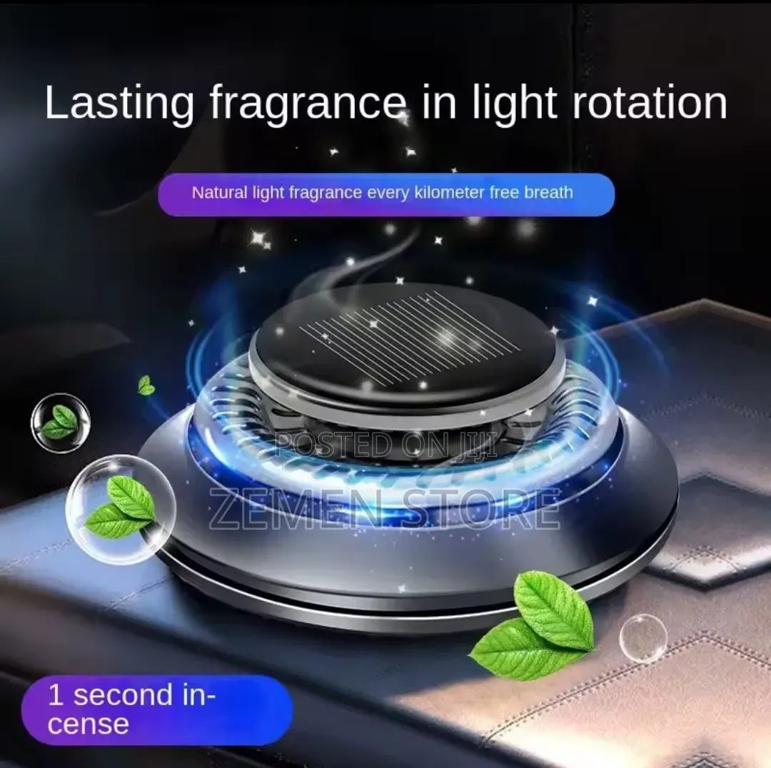 Solar Rotating Car Aromatherapy Diffuser ለመኪናዎ ልዩ ውበት እና ጥሩ መዓዛ!