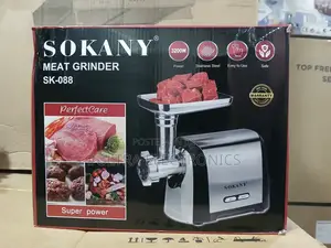 Meat Grinder Sokany Electric With a 3200w Motor and Stainless Steel