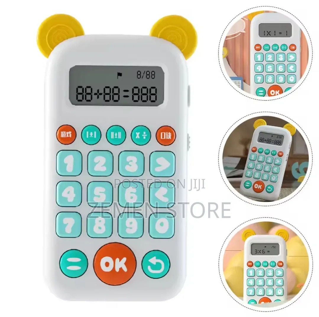 Interactive Kids Math Calculator - የልጆች የሂሳብ መለማመጃ እና መጫወቻ