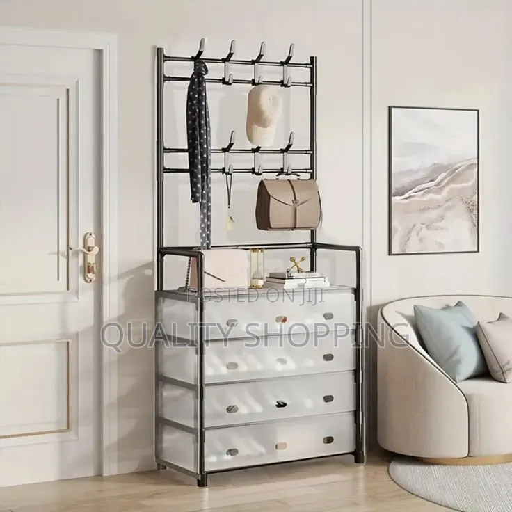 Multifunctional Shoe And Hat Rack ባለ ዘርፈ ብዙ ጥቅም