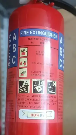 2kg Fire Extinguishers - Abc Powder for Every Fire Type