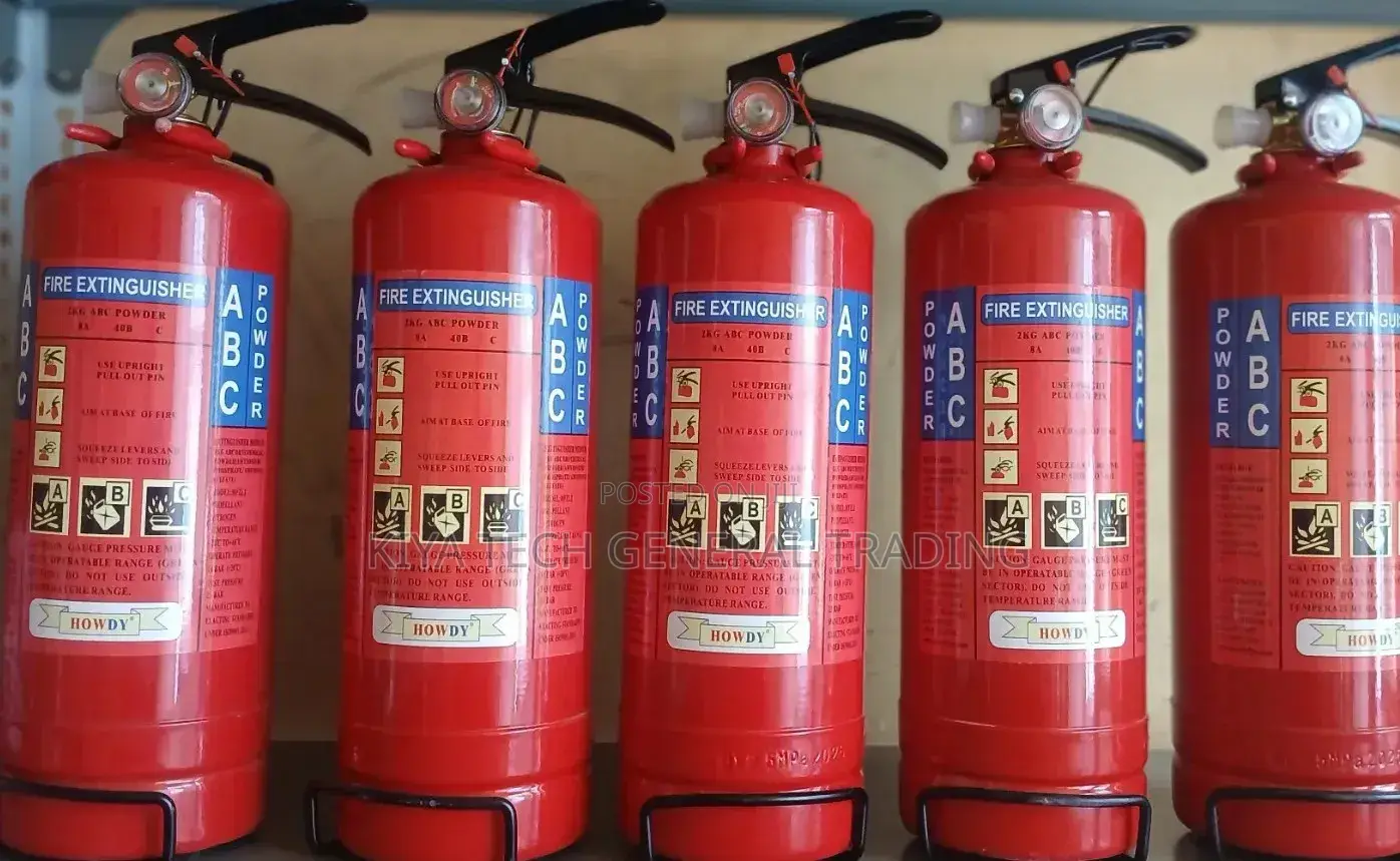 2kg Fire Extinguishers - Abc Powder for Every Fire Type