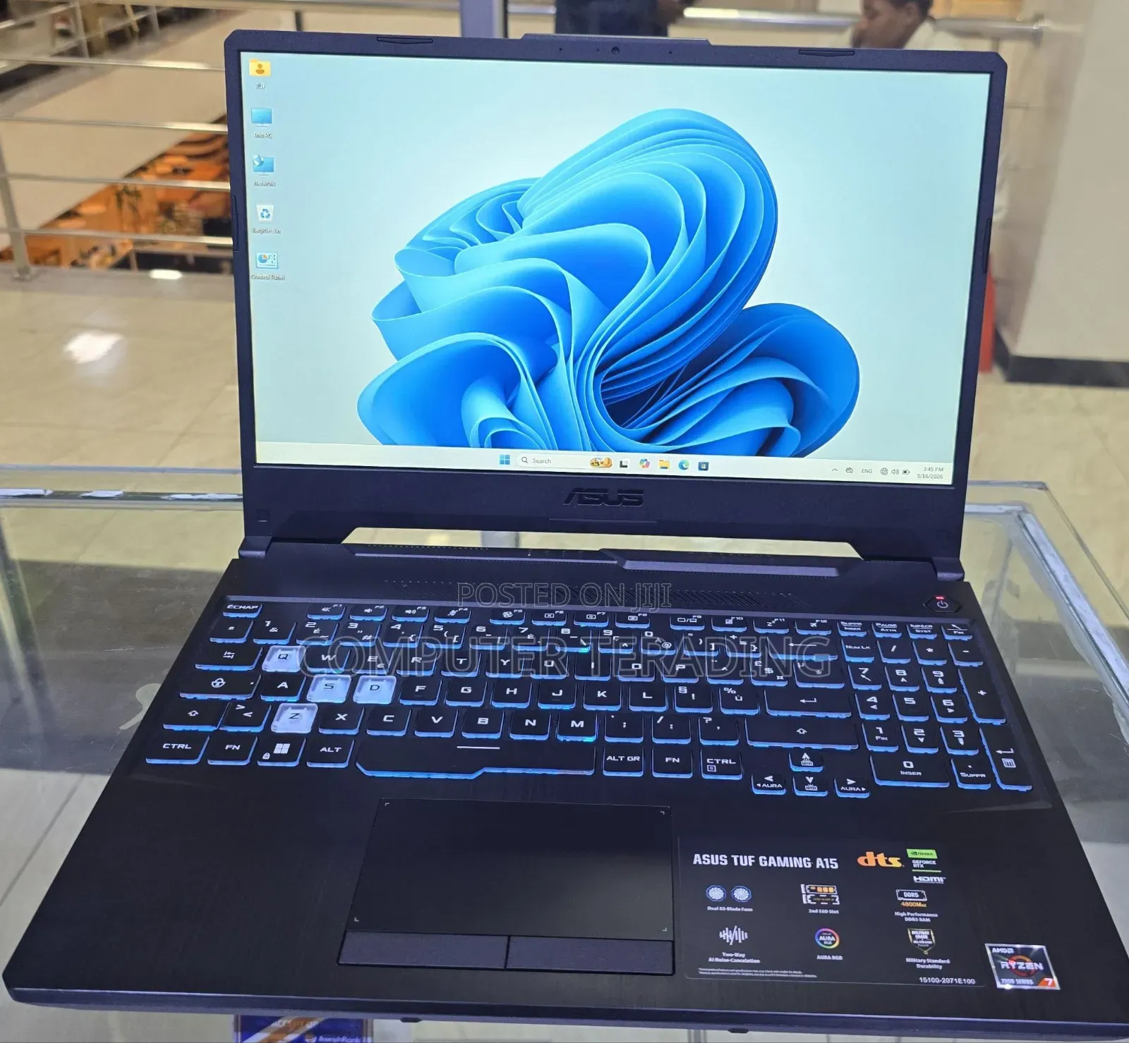 New Laptop Asus TUF Gaming A15 16GB AMD Ryzen 7 SSD 512GB