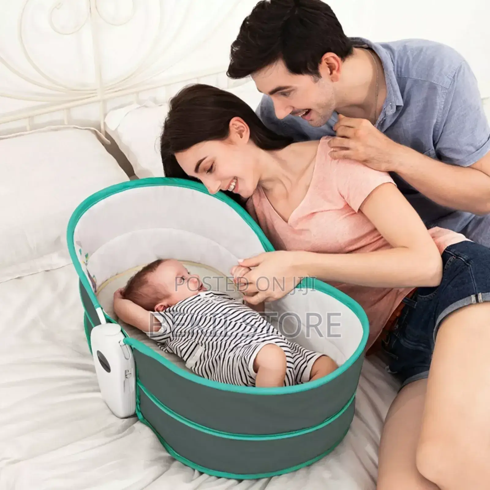 3 in 1 Baby Rocker Sleeper Infant Chair With Toy Bar