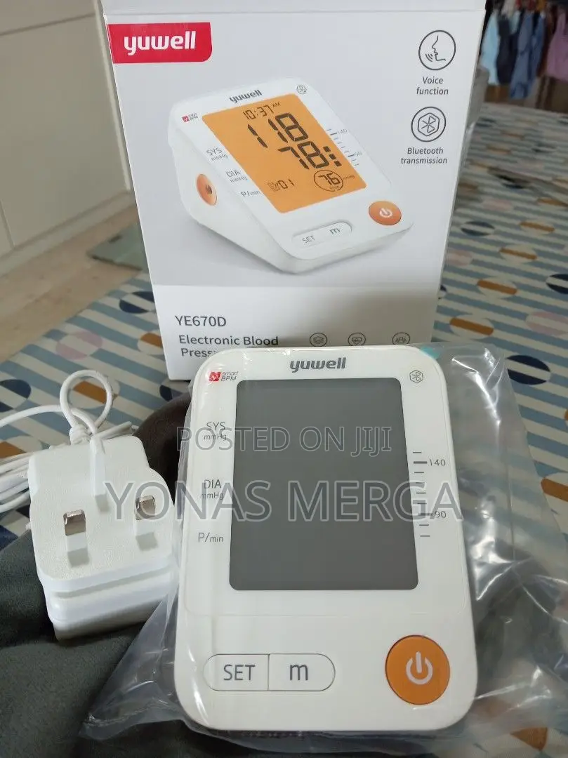 Digital Arm Blood Pressure Monitor 1x Adapter (As They Choose)