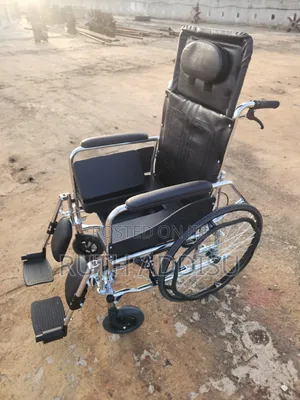 A Manual, Reclining Wheelchair Often Marketed in Ethiopia for Around