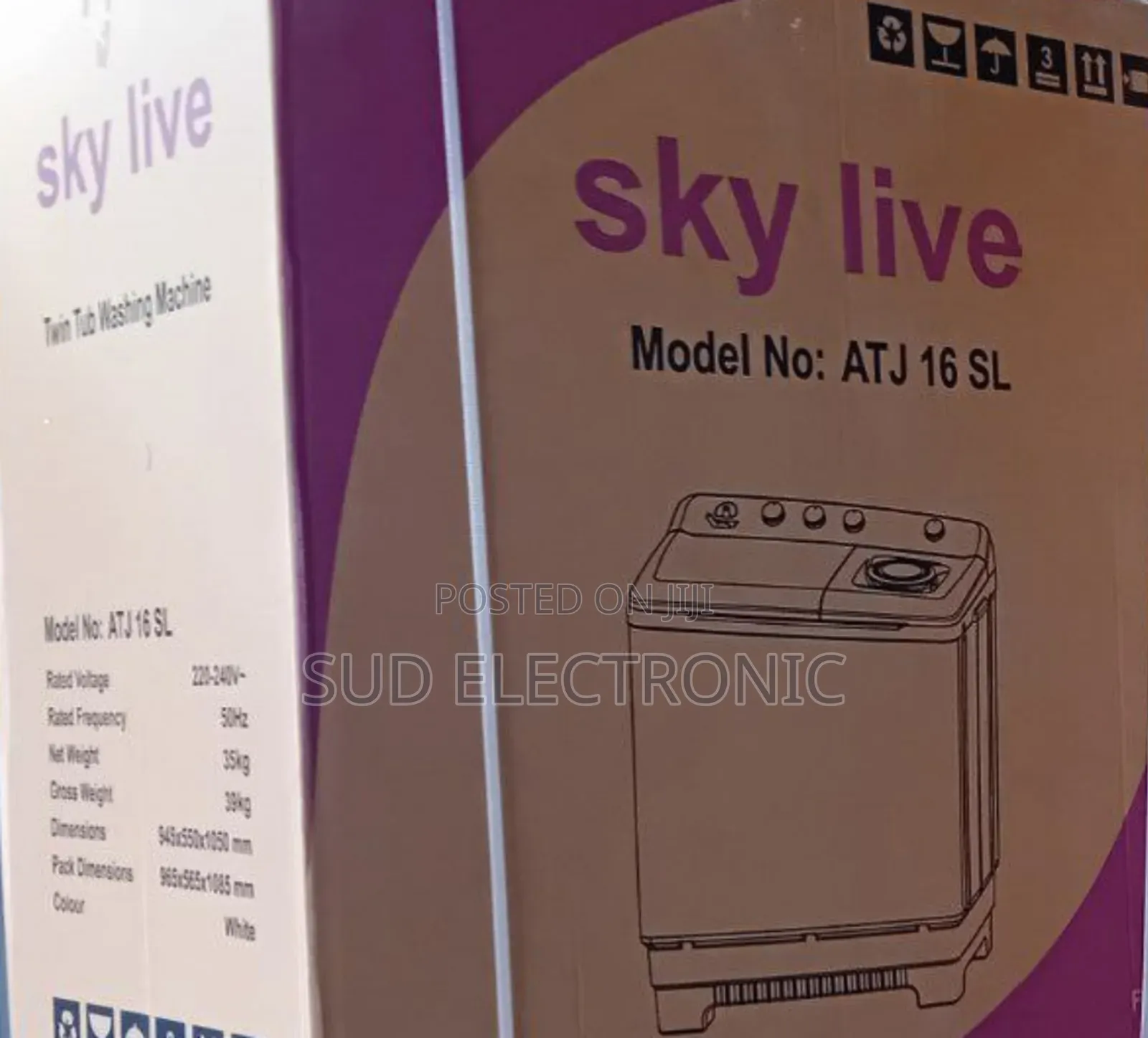 Sky Live 16 Kg Manual Washing Machine