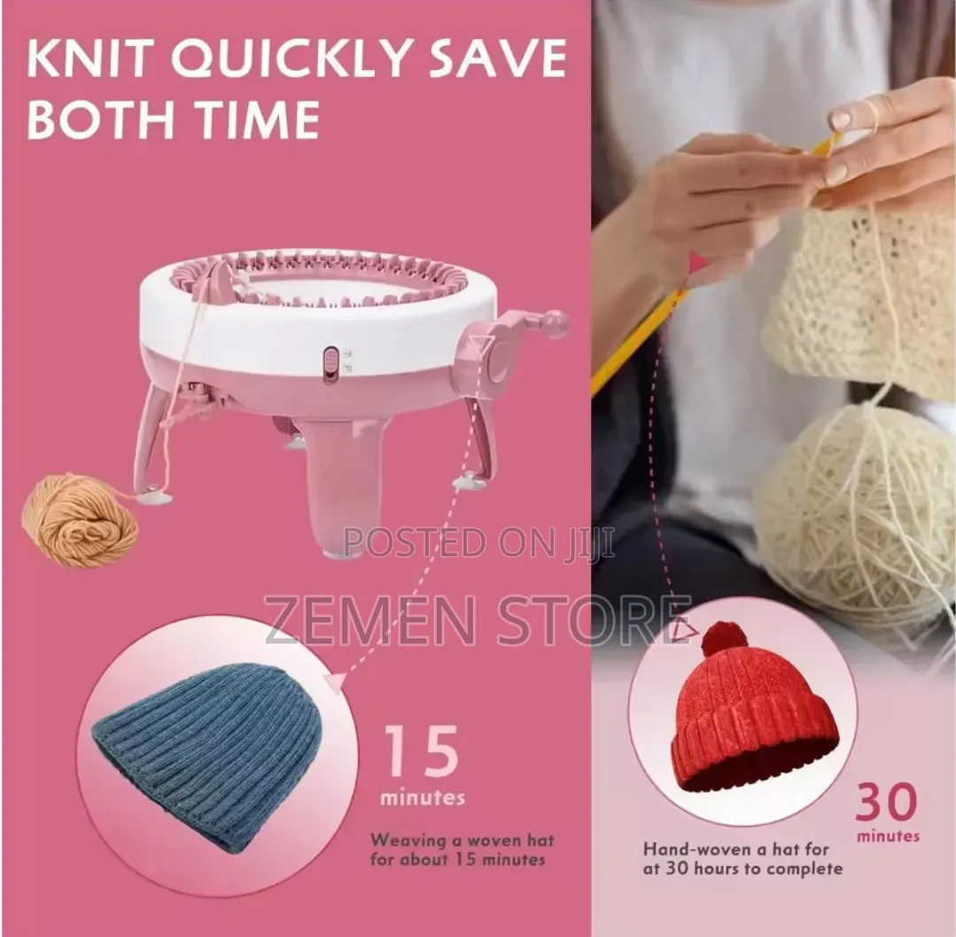 Sentro 48 Needle Knitting Machine - የሹራብ እና የኮፍያ መስፊያ ማሽን