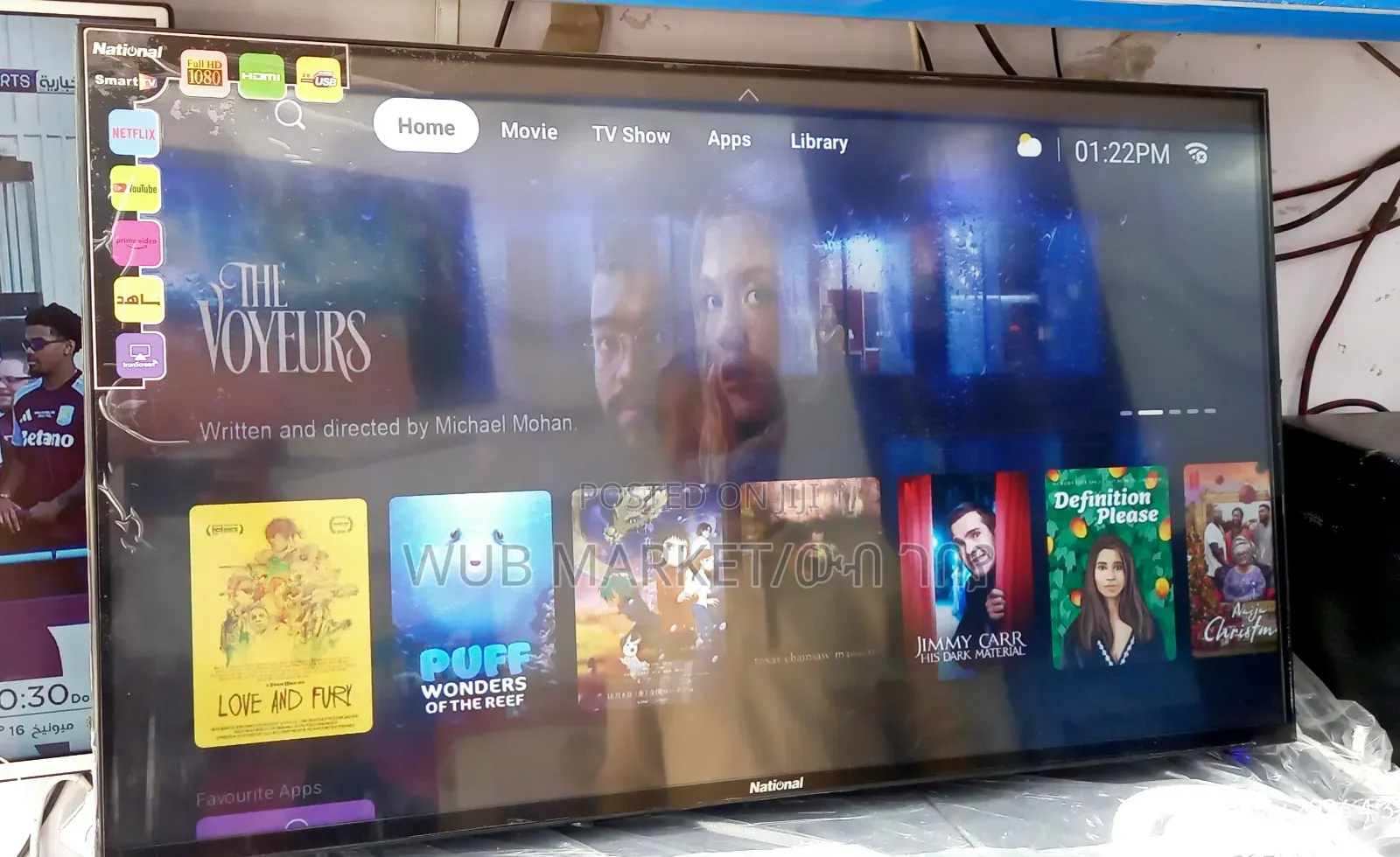 National 43" Smart Tv-ናሽናል ስማርት አንድሮይድ ቲቪ