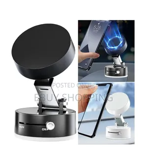Secure Vacuum Suction Phone Grip for Bumpy Roads