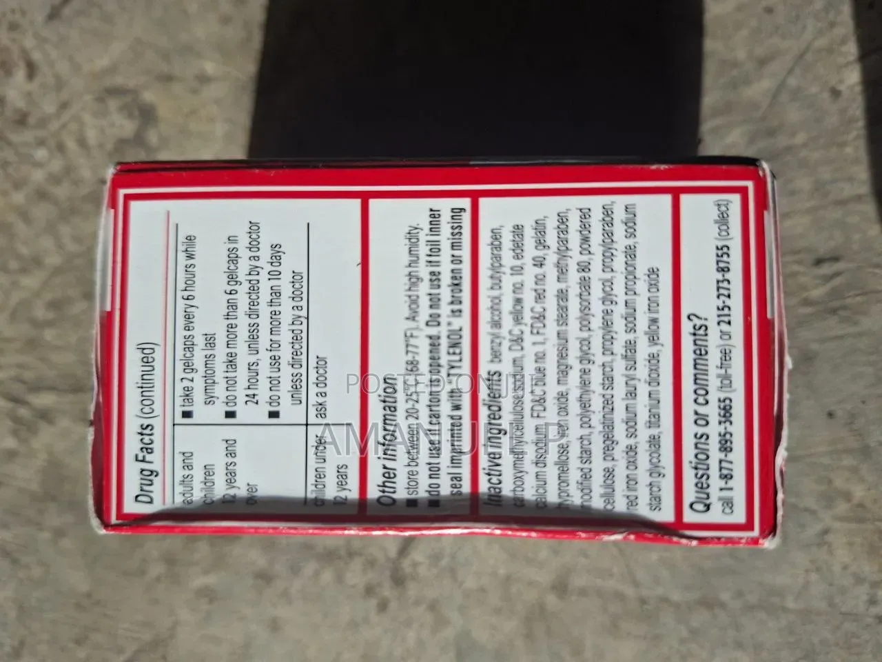 Tylenol Extra Pain Relief