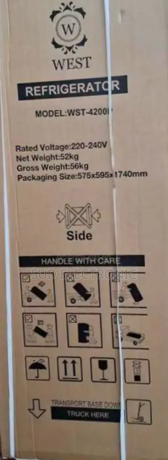 West 420 Liters Refrigerator