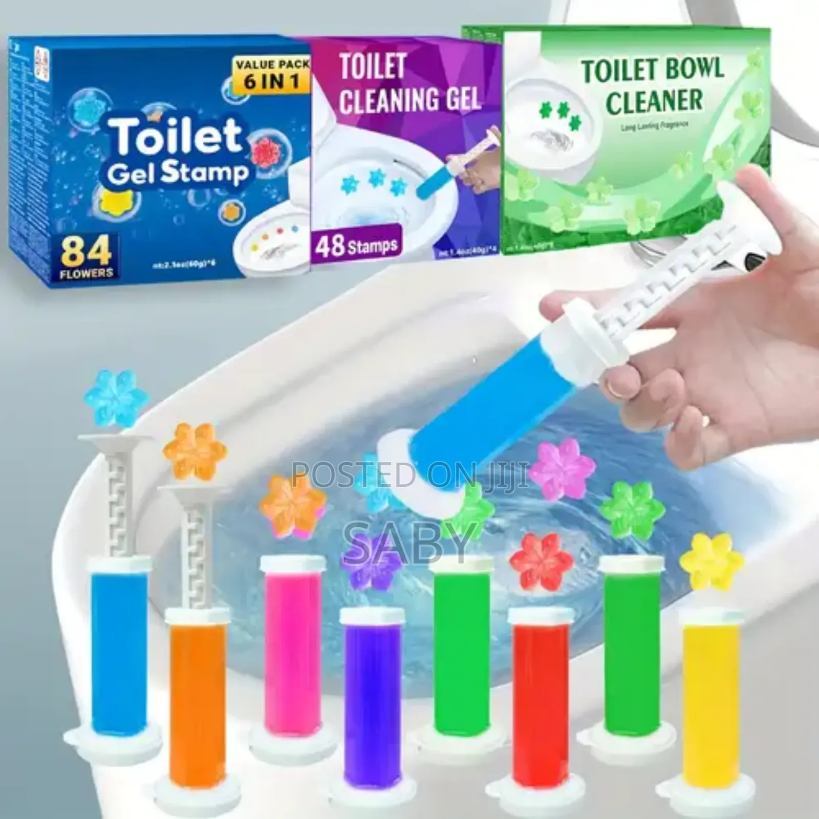 2pcs Gel Toilet Bowl Cleaner