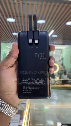 Power Bank T-Max 10000mah Built-in Cables (Type C iPhone)