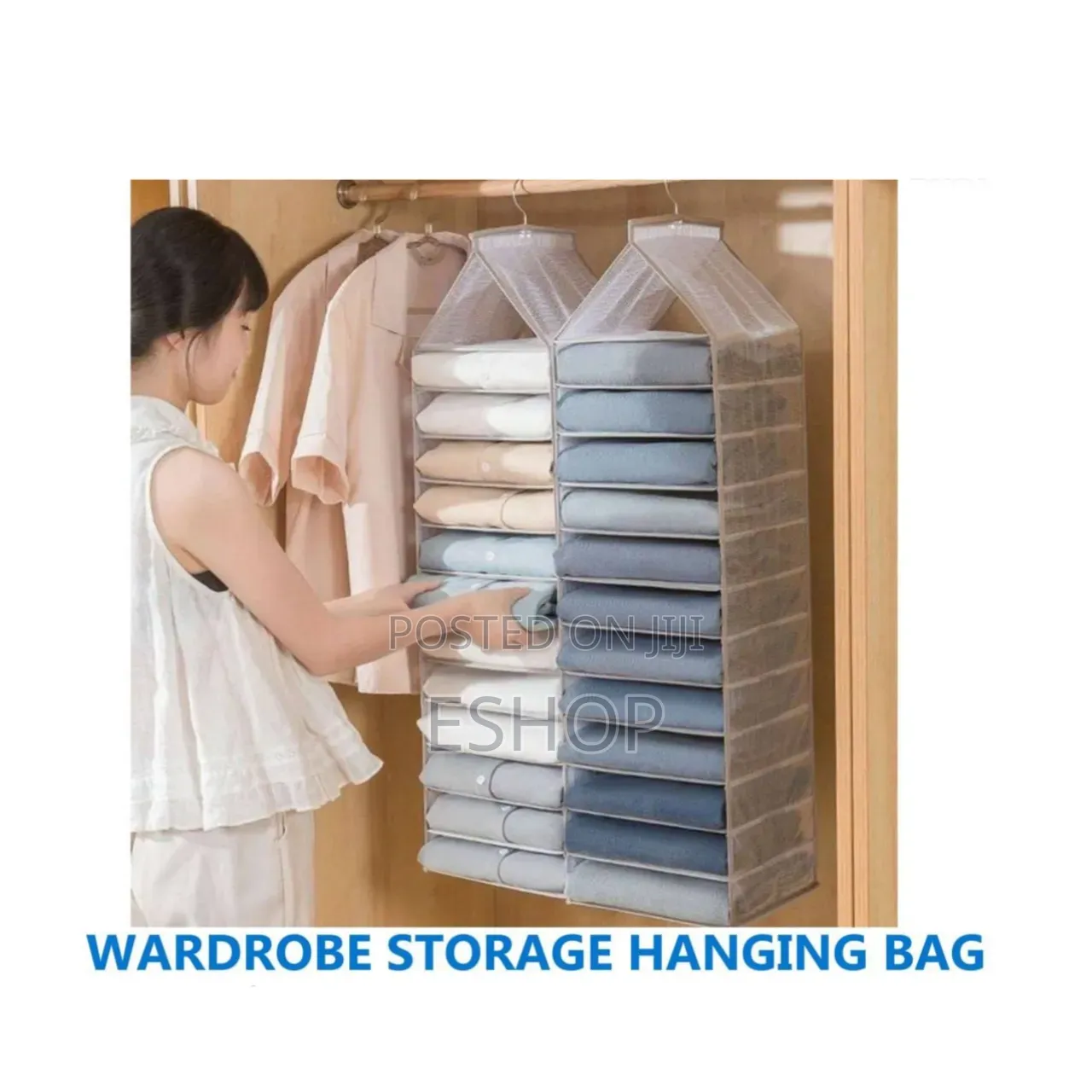 Versatile Hanging Shelves – Use in Closet, Rv, or Dorm Room