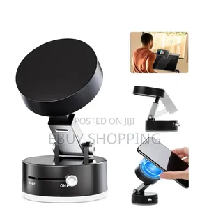 Adjustable Vacuum Suction Holder – Works on Dash, Glass, or Table