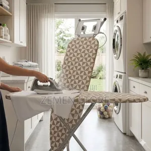 ተጣጣፊ የልብስ መተኮሻ ቦርድ | Foldable Ironing Board (Adjustable)