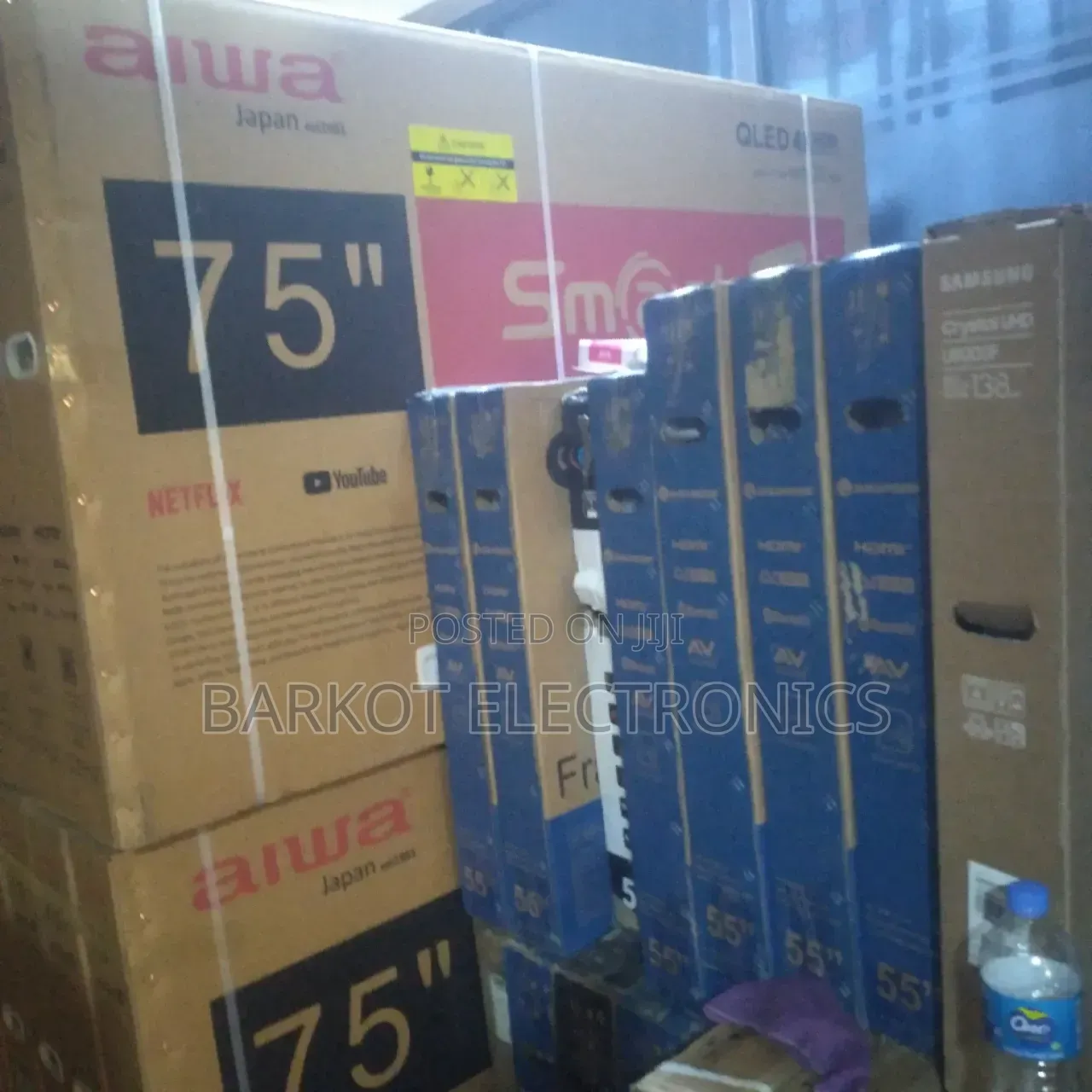 Aiwa Smart Qled Tv 75 Inch Andraid Framless Hifi Seapeker Now