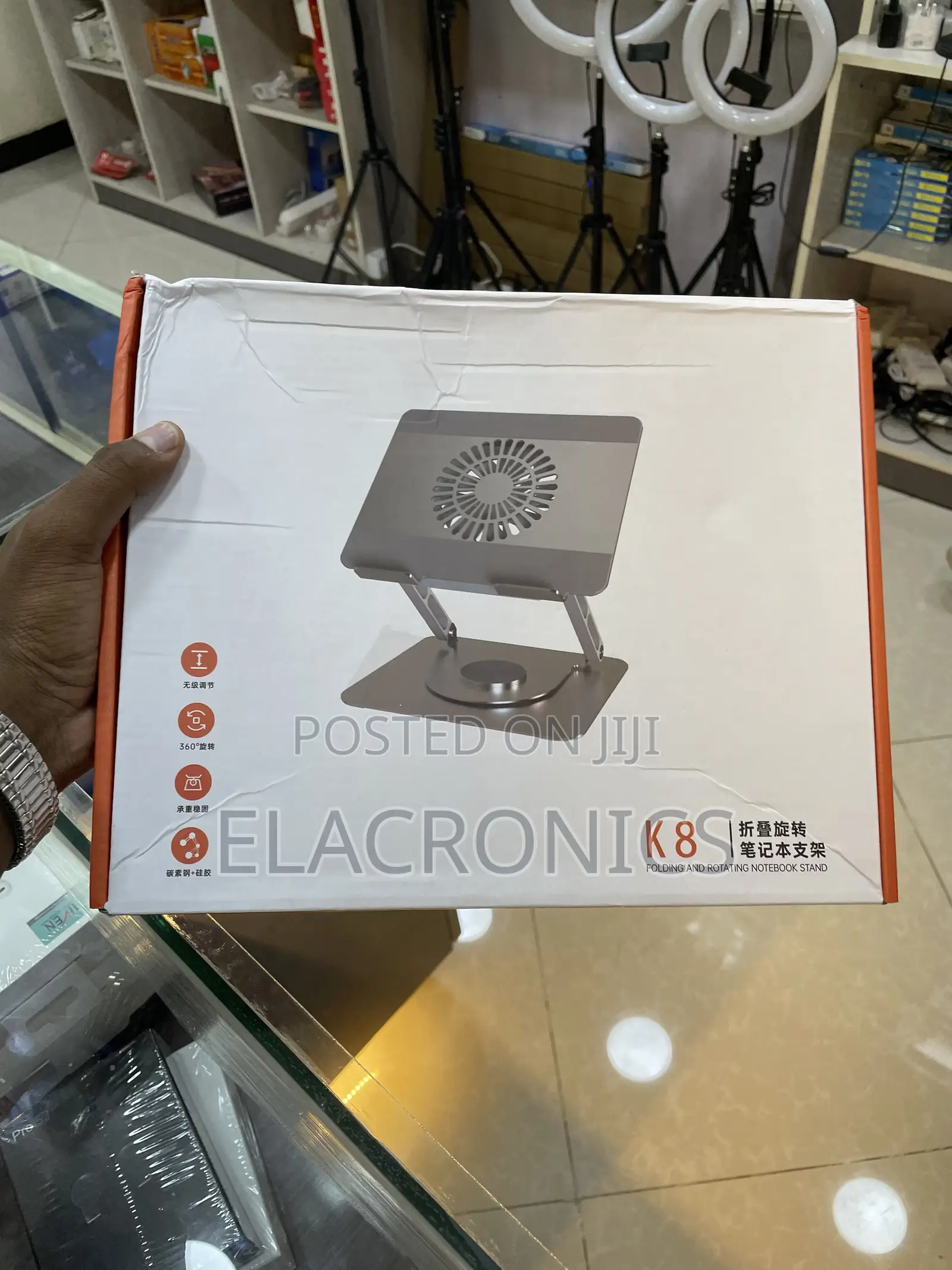 Laptop Stand (Rotating) Cooling Fan⁠