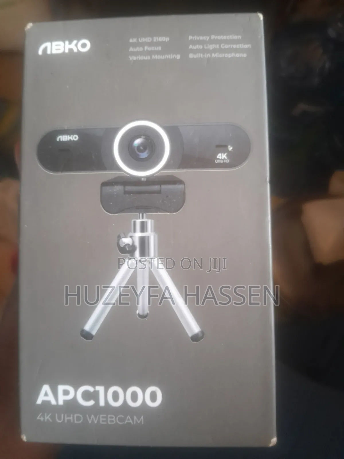 Abko Apc1000 Uhd Webcam With Microphone
