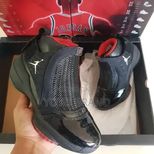 Nike Air Jordan 19 Retro"Countdown Pack"Black /Varsity Red Unisex Shoe