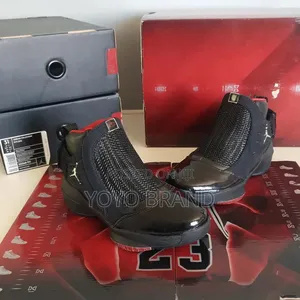 Nike Air Jordan 19 Retro"Countdown Pack"Black /Varsity Red Unisex Shoe