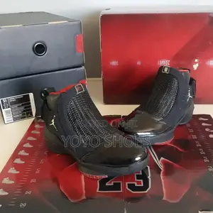 Nike Air Jordan 19 Retro"Countdown Pack"Black /Varsity Red Unisex Shoe