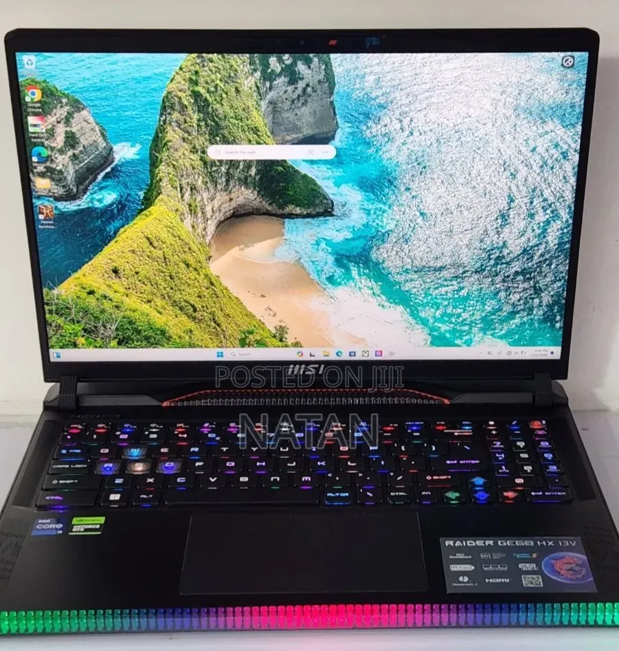 New Laptop MSI GE66 Raider 10SGS 32GB Intel Core i9 SSD 1T