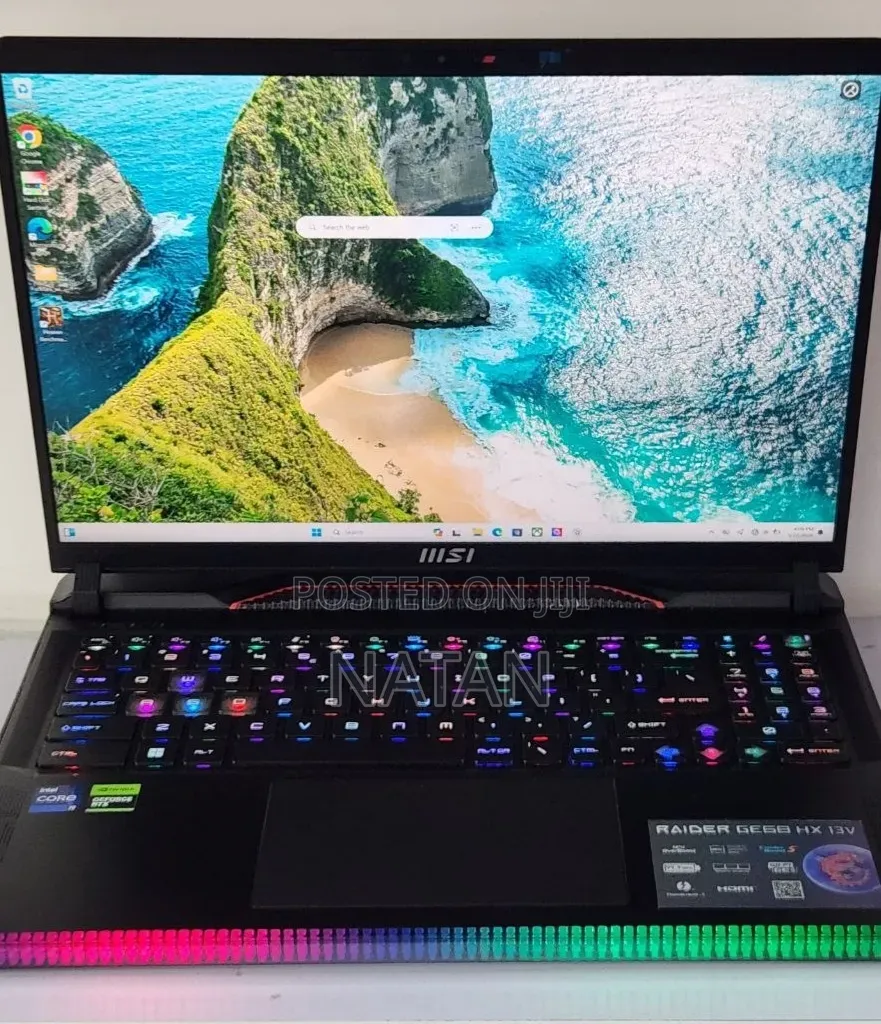 New Laptop MSI GE66 Raider 10SGS 32GB Intel Core i9 SSD 1T