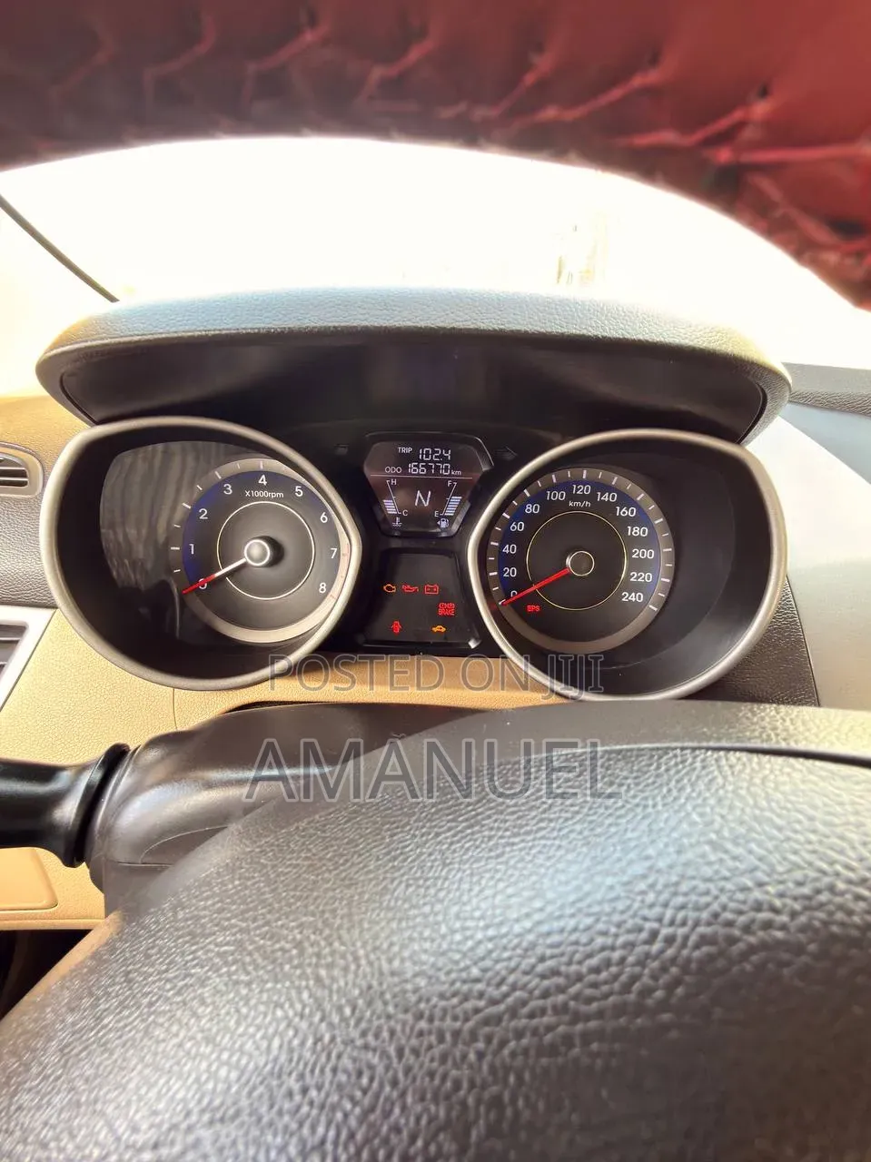 Hyundai Elantra 2012 Brown
