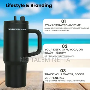 Double Layer Isolated Stainless Steel Tumbler With Straw