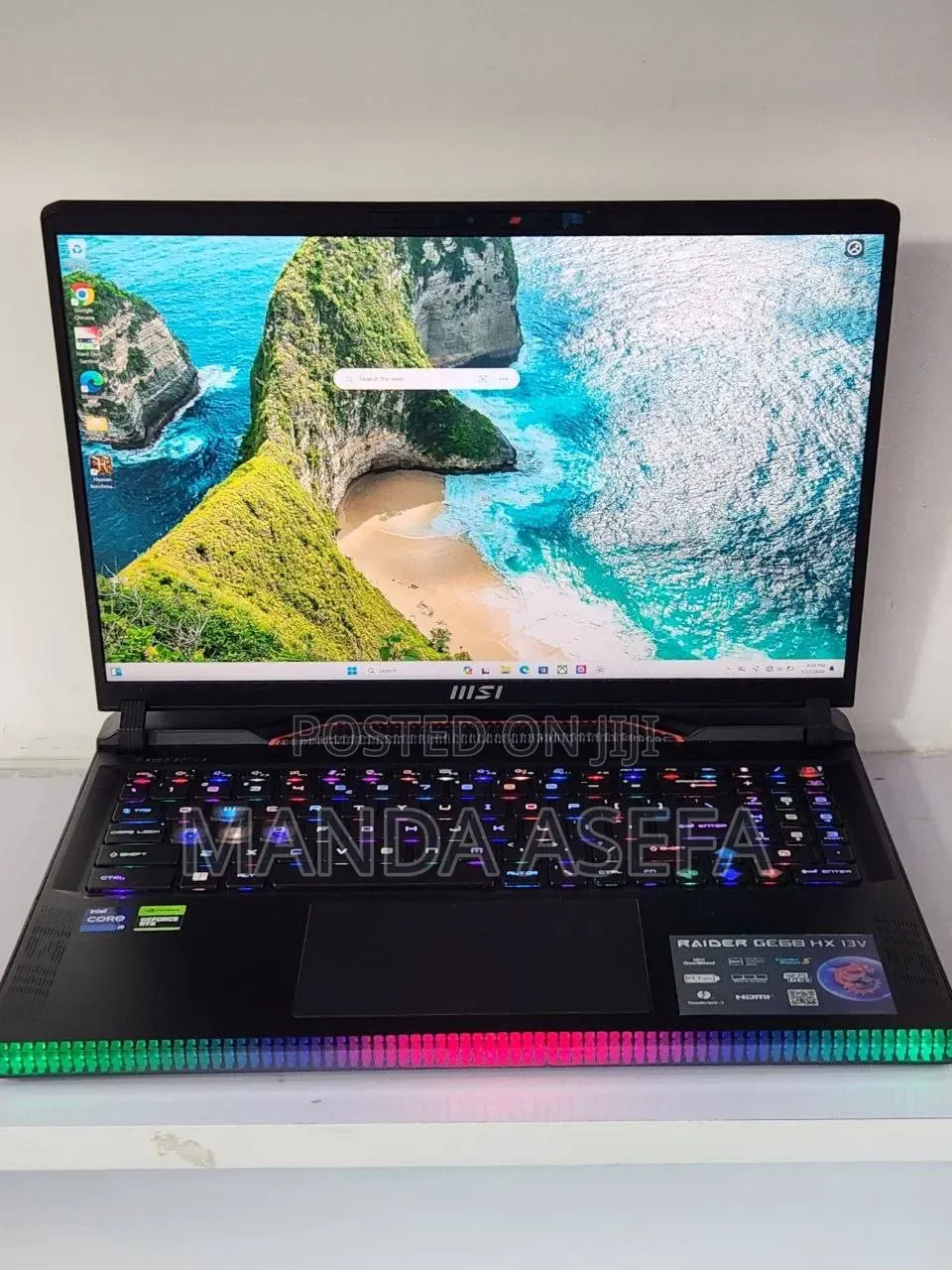 New Laptop MSI Raider GE68HX 13VI-202US 32GB Intel Core i9 SSD 1T