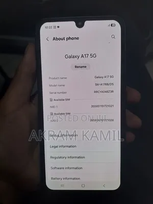 Samsung Galaxy A17 256 GB Black