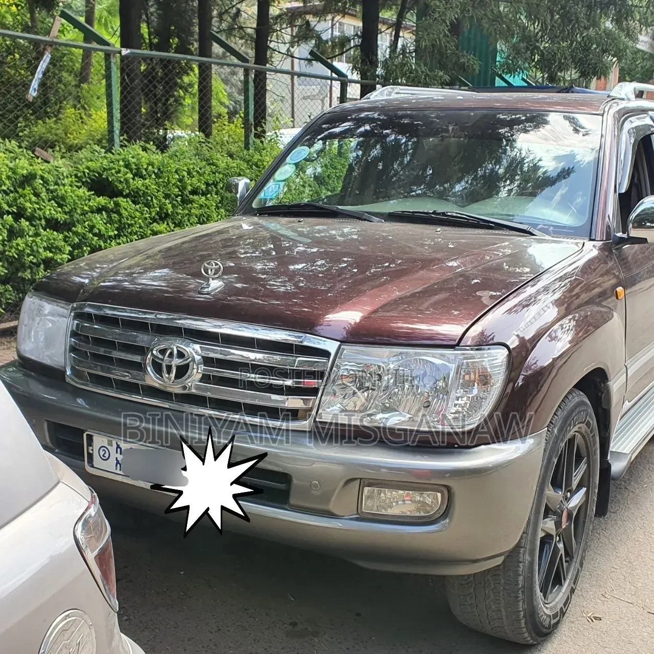 Toyota Land Cruiser 2005 Burgundy