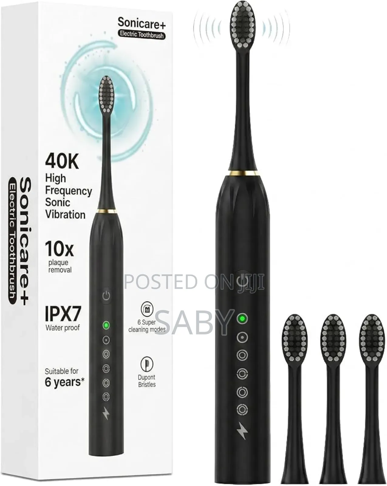 Rechargeable Sonic Electric Toothbrushes in Pink, White,