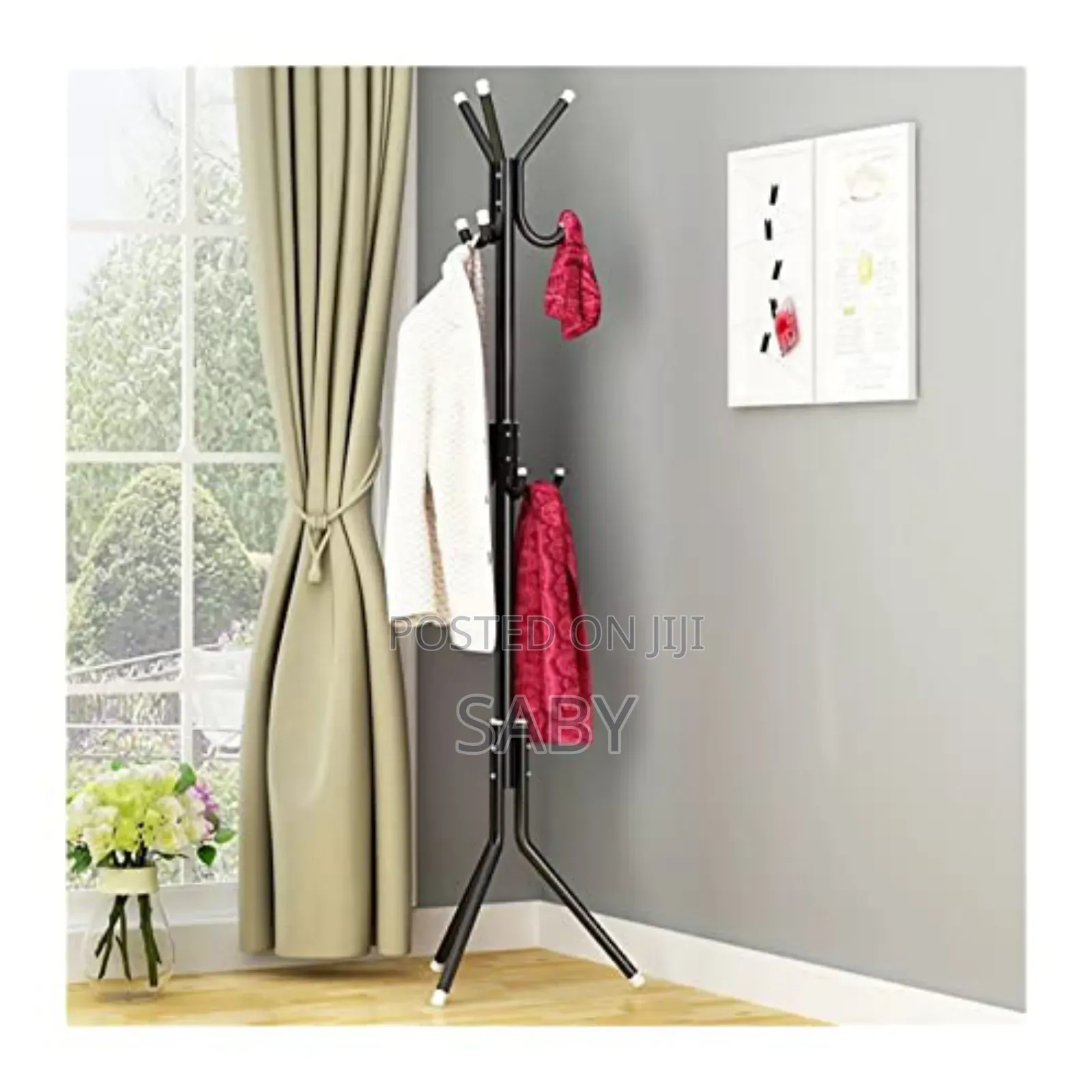 Standing Coat, Jacket, Tie, and Hat Hanger