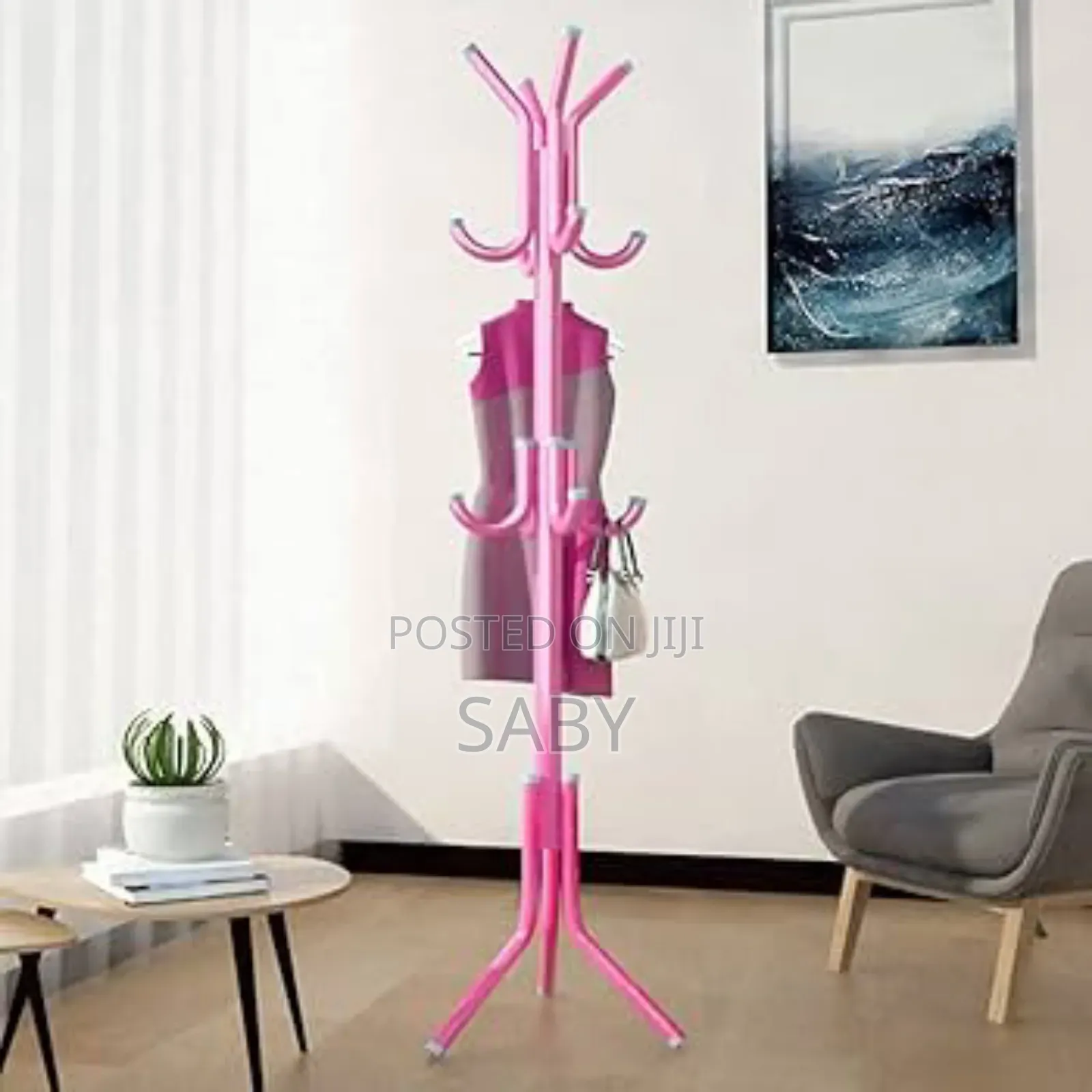 Standing Coat, Jacket, Tie, and Hat Hanger