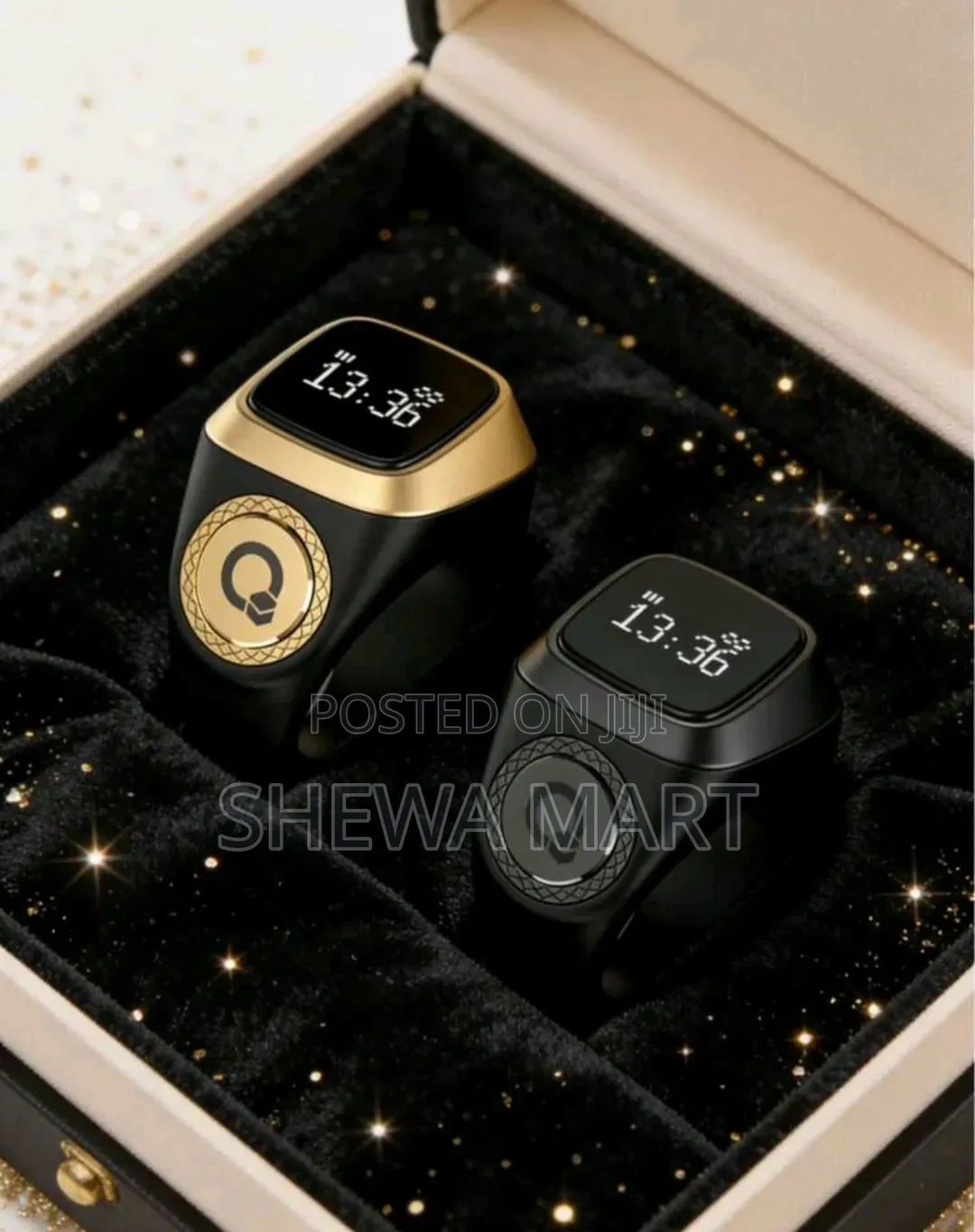 Luxury, Zikr Ring Electronic Rosary, Multi-Function,Ramadan Prayer,