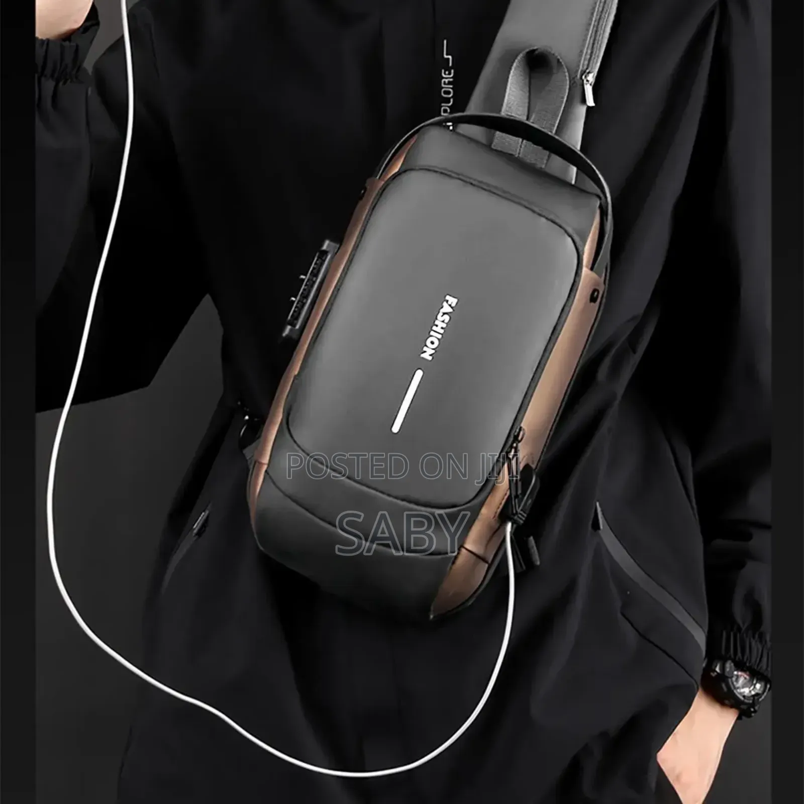 Leather Multifunctional Anti-Theft Sling Bag
